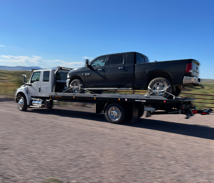 Alpine-Towing-Alpine-Texas-Long-Distance-Towing-Service-Truck-Loaded-on-Flatbed-Tow-Truck Alpine Towing Service Alpine Texas Long Distance Towing