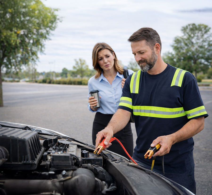 Roadside Assistance Alpine Texas Jump Start Service dead car battery Alpine Towing